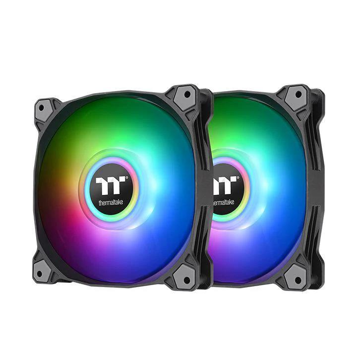 Thermaltake Pure Duo 14 ARGB 140mm Sync Fan w/ Controller - Black - مروحة تبريد